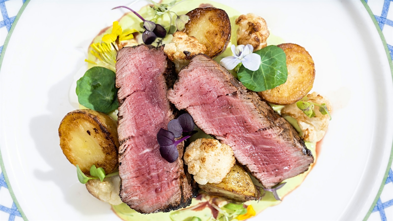 A dish of beef, potatoes and cauliflower at Havana